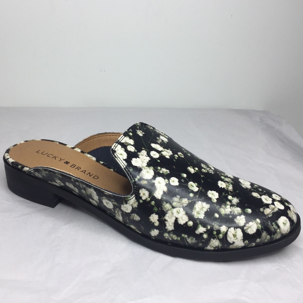 Lucky Brand Christley Floral Print Mules